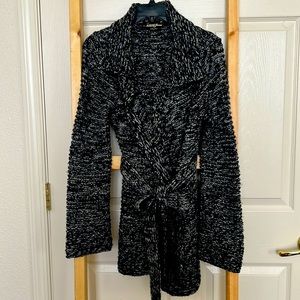 Guess knit wrap long cardigan